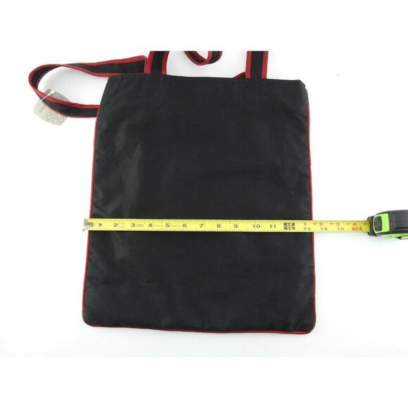 World Mark Sugar Skull Tote Bag Black Embroidered Day of Dead Boho Festival Fabr - Picture 7 of 8